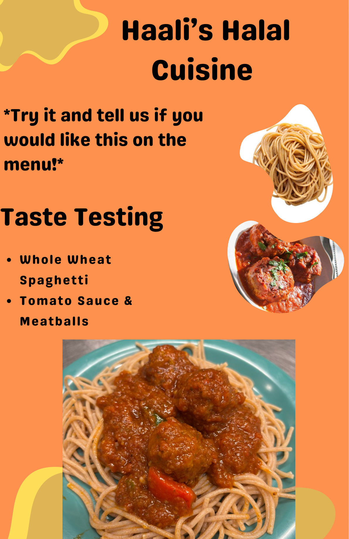 Spaghetti with meatballs