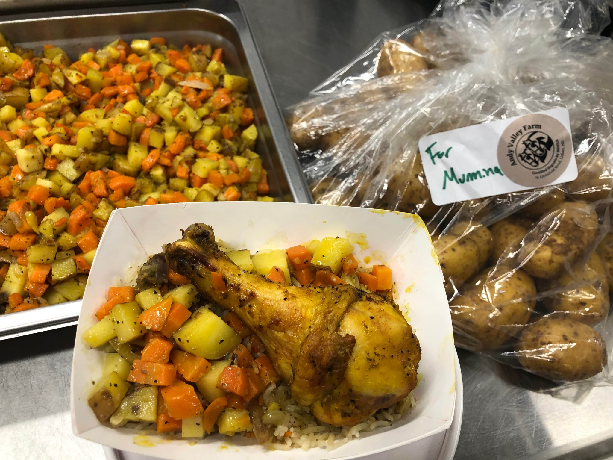 Chicken with veggies