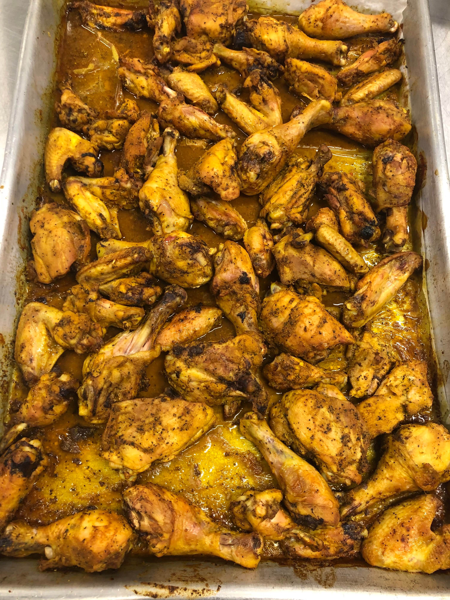 Full chicken tray